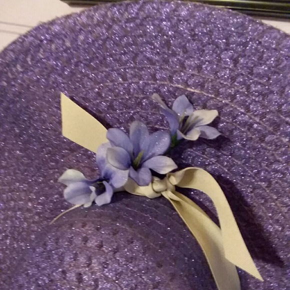 Jessica Simpson Black Sun Hat w/ Sash Bow - Picture 4 of 7